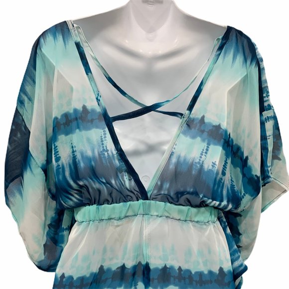 Miken Swim Chiffon Cover-up Marshmallow - Picture 7 of 10